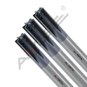 Automotive Solid Carbide Reamer 6 Flutes End Mill Reamer With Coolant Through