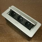 Conference Table Management with Soft Closing Tabletop Socket and Multimedia