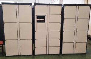 China Locker Room Furniture Luggage Lockers Sports Gym Storage Cabinet In White on sale
