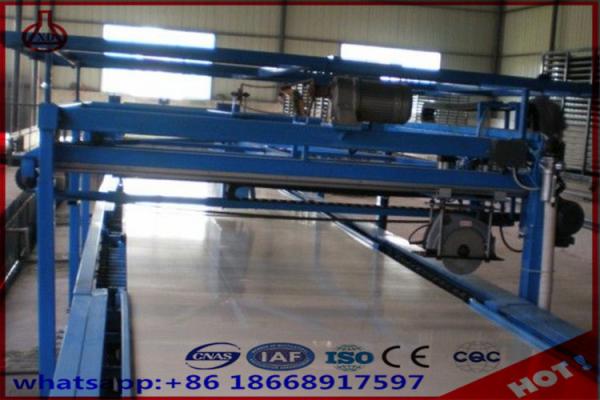 Quality Straw Particle Board Production Line / Laminating Making Machine Free Standing Type for sale