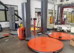 Semi Automatic Turntable Stretch Wrapping Machine With Weighing Scale