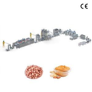 China Full Automatic Peanut Butter Production Line with Dual-Stage Grinding and PLC Control for Efficient Processing on sale