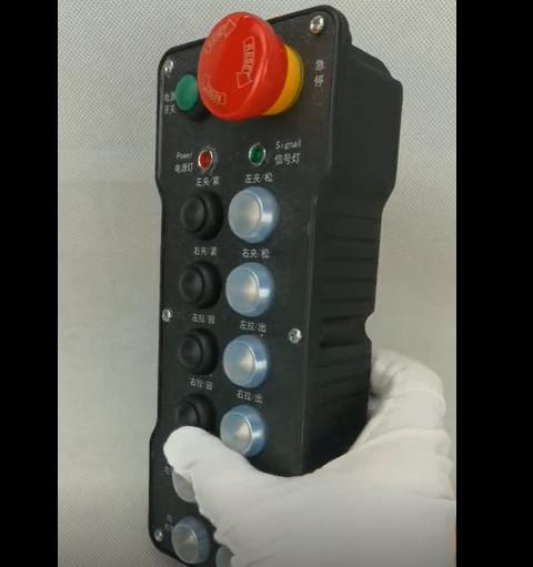 Quality Industrial 2 Way Joystick Remote Control Reinforced Nylon With 1 Receiver for sale
