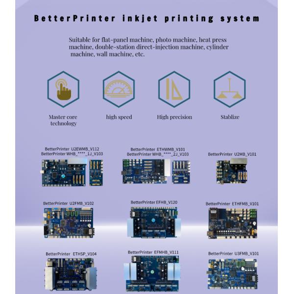 Single Head Tx800 Printhead Board Kit For Wall Floor Printer White Ink Pyrography Printer