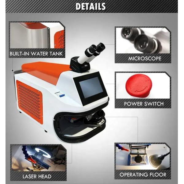 100w Desktop Jewelry Small Size Weld Gold Mini Portable Jewelry Laser Welding Machine for Small Jewelry Repair Shops