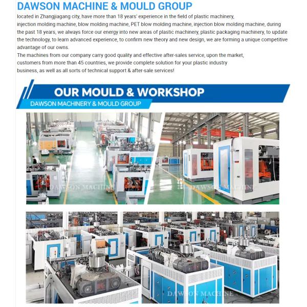 Professional Extrusion Blow Molding Machine Double Station Double Head