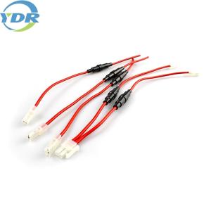 Fuse Tube Terminals Wire Red Wire Black Screw Type Inline Tube Tubing Fuse