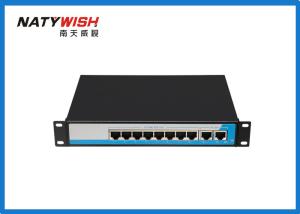 Lightweight Portable 8 Port Ethernet Switch 25.1*16.1*3.7cm For CCTV Security Camera