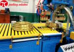 Customized automatic copper coils packing line with weighing and wrapping