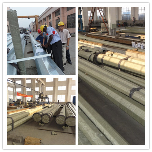 Electric Lattice Masts Steel Pole For Asia Countries Power Transmission Angle Tubular Tower