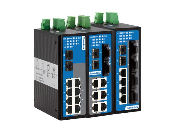 Quality DIN-Rail Mounting or Wall Mounting 10-port 100M/Gigabit Layer 2 Managed Industrial Ethernet Switch for sale