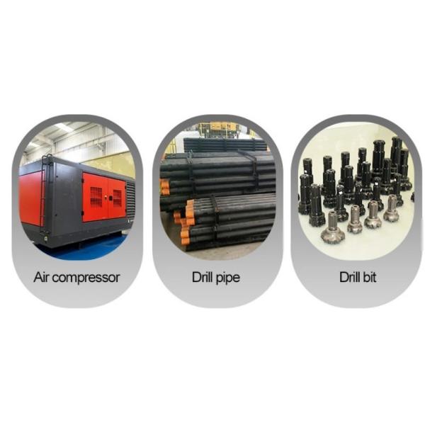 ST 200 Crawler Mounted Drill Rig 200m Depth Hydraulic System