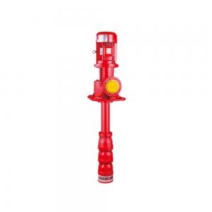China Red Vertical Turbine Jockey Pump Long Shaft Diesel Fire Fighting Pump on sale