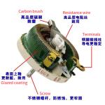 High Power Wirewound Potentiometer Rotary Rheostat Disk Ceramic Variable