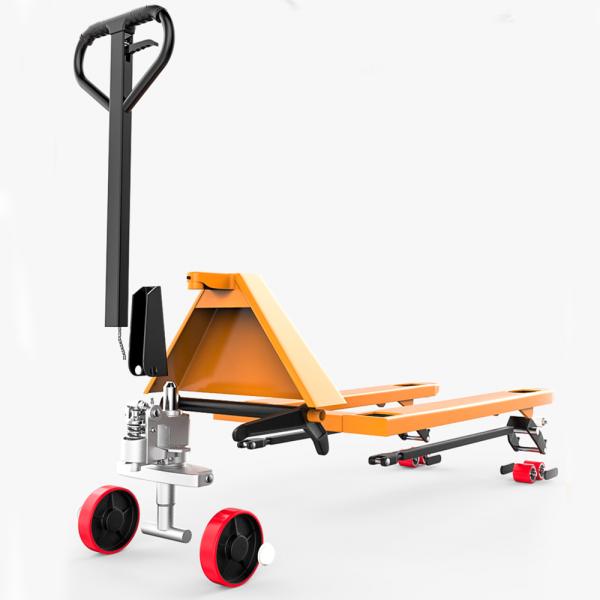 1-10T KAD Manual Hydraulic Pallet Truck Small Manual Forklift With PU Wheel
