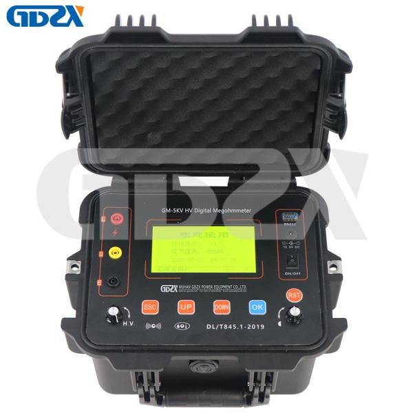 Quality GM-5KV AC10.0kV 50Hz Adjustable High Voltage Digital Megohmmeter Microcomputer Control for sale