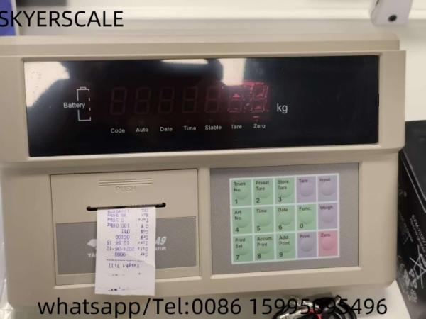 Quality Industrial Digital Weighing Apparatus  Indicator  Yaohua A9P With Built-in Printer For Truck Scale for sale