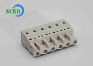 7.50mm Double Levels Pluggable Terminal Block Header For PCB PA66 Male Sockets 2-16P