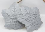 Leaf Shape 8C 3M Reflective Labels Embossed TPU Patches Customized