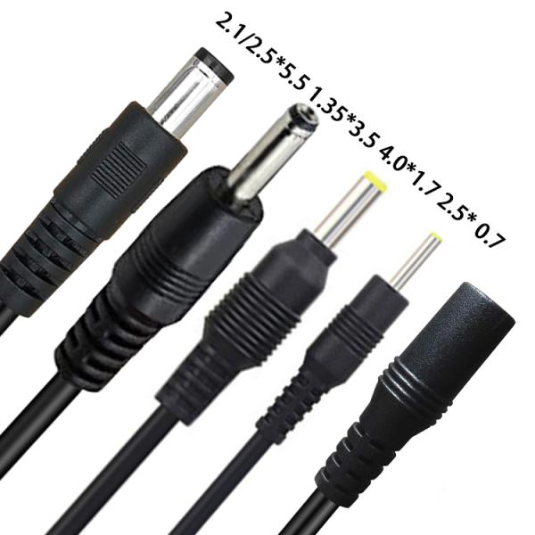 CUSTOM 5V 1A 2A Male to Male Female 5521 5525 3.5mm DC Power Extension Cable