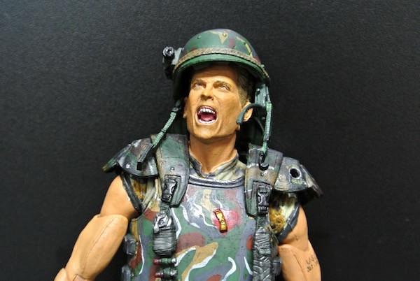 Quality Camouflage Soldier Action Figures , Army Action Figures With Screaming Face for sale