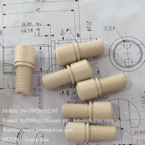 China Polyetheretherketone Tecapeek Customized Size CNC Turning Plastic Parts For Clear Acrylic Derlin POM PEEK Nylon PTFE CNC Machining Precision Insulate  China manufacturer China factory China producer on sale