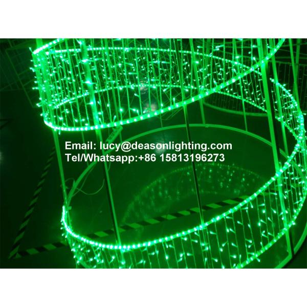 led spiral christmas tree