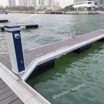 Aluminum Alloy Floating Dock Wharf Pontoon Floating Jetty Pier Float Dock