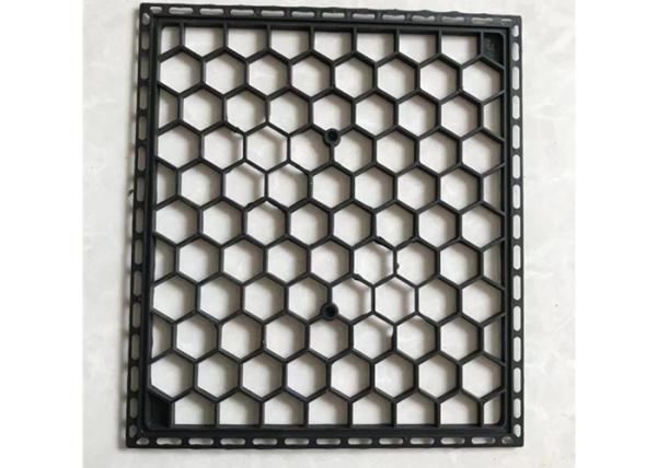 Quality Black Filter Material Square Fixed Support Plastic Net for sale