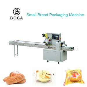 China Bakery Food Bread Packaging Machine Nitrogen Flushing 2.4KVA CE Certificate wholesale