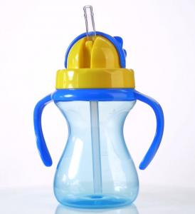 China Drop Proof 9oz 290ml Children Baby Weighted Straw Cup wholesale