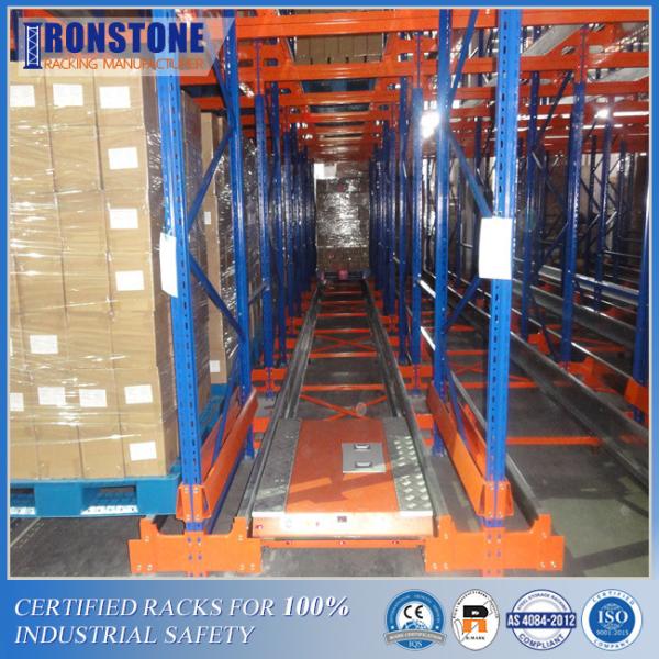 Convenient Operate Smart Radio Shuttle Runner Racking for Warehouse Storage With