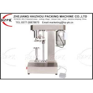 China TCS-160 Stainless Steel Semi Auto Capping Machine Tinplate Can Seamer wholesale