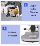 Portable Manual Ribbon Coding Machine High Precision Heat Resistance