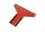 Environmental Friendly Electronic Components Red T Type Shield Adapter For