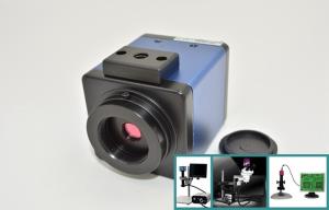 Industrial HD Microscope Camera , High Definition Microscope Camera With U - Disk Storage