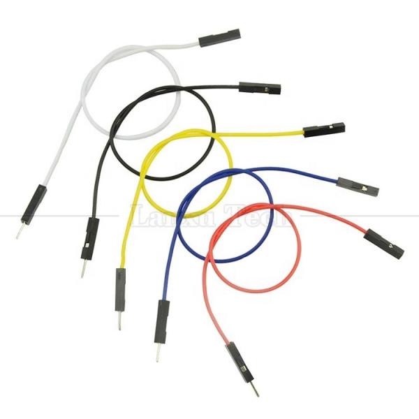 Quality Male to Male Female to Female 2.54mm 1 Pin Dupont Connector Solderless Breadboard Jumper Wire for Arduino for sale