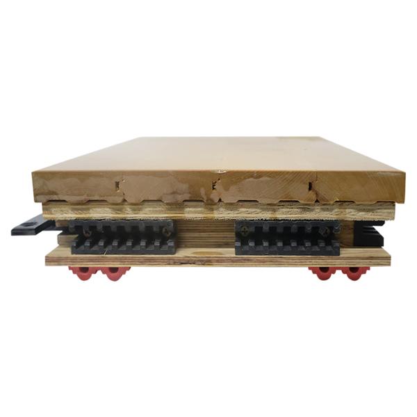 Premium Maple Hardwood Basketball Flooring FIBA Certified Sports Court