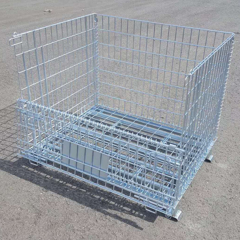 China Foldable Design Metal Mesh Storage Containers Rust Resistant For Convenient Storage wholesale