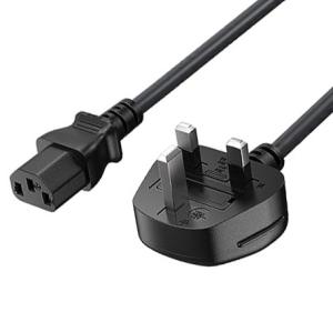C13 To Uk Plug Power Cord Bs1363 18awg 250v Length Suitable for most computers, printers and other devices Oem / Odm
