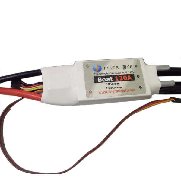 8S Boat 120A Brushless Motor Speed Controller ESC Waterproof With Programming
