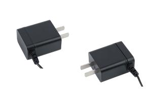 Over Voltage Protection Black AC/DC Compact Power Adapter 1A Output Power Cord 1.5m ABS