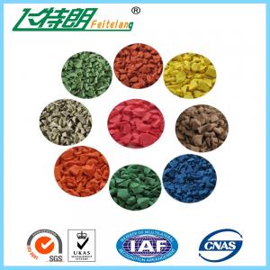 EPDM Rubber Mat, Colored EPDM Rubber Granules for Outdoor Playground/Athletic Running Track