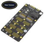NGFF (M.2) 2-in-1 SSD expansion card, NGFF (M.2) Key-M supports NVME protocol