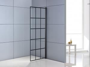 China Aluminum Frame Bathroom Shower Sliding Glass Doors 6mm wholesale