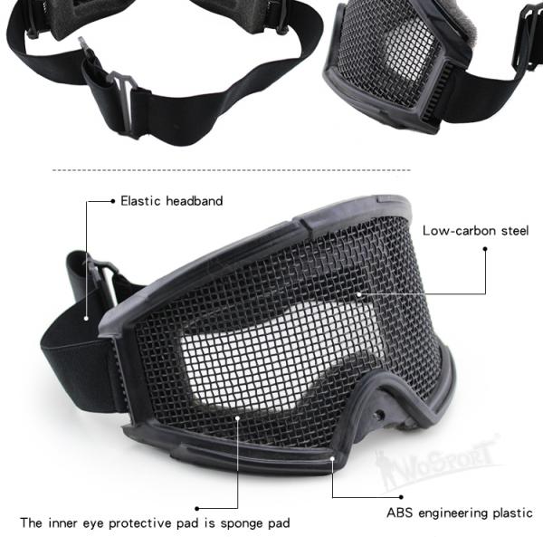 WoSporT Wholesale transformer hunting goggle outdoor military airsoft paintball tactical safety goggle with steel mesh