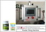 High Speed Inline Powder Bottle Filling Machine With PLC Controlling System