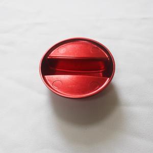 China Anodizing Red Fuel Tank Filler Cap Parts , CNC AL2024 Die Casting Components on sale