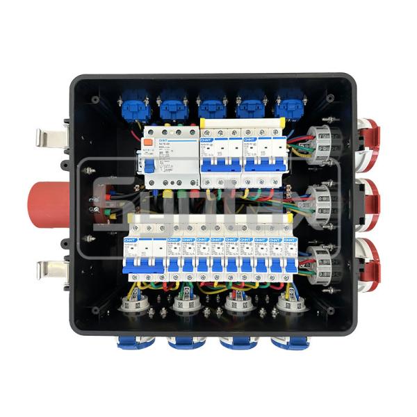 Quality Syntax MP24 Portable Distribution Box 63AMP IP67 Three Phase Temporary Box for sale