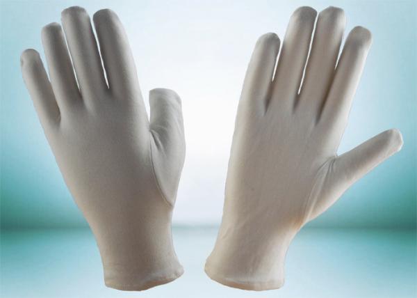 Quality Nylon Dust Free Lint Free Gloves Plain Back Design Triangular Needle Binding for sale